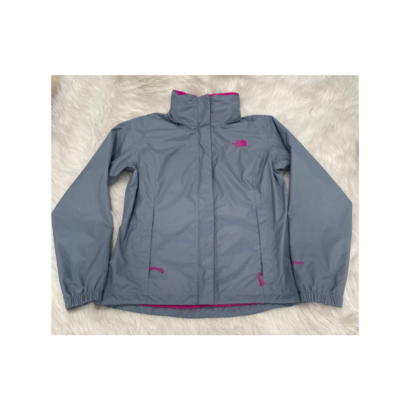 The North Face Resolve Rain Jacket Hooded Waterproof Hyvent Sz Medium - Picture 1 of 5